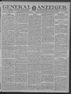 Münchner neueste Nachrichten Mittwoch 1. März 1922