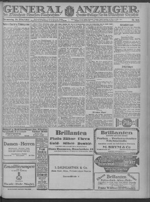 Münchner neueste Nachrichten Donnerstag 23. März 1922