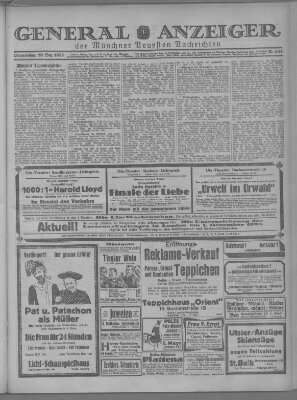 Münchner neueste Nachrichten Donnerstag 10. Dezember 1925