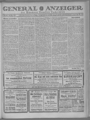 Münchner neueste Nachrichten Mittwoch 16. Dezember 1925