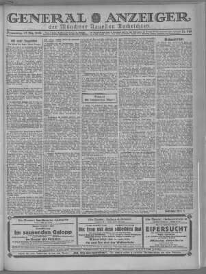 Münchner neueste Nachrichten Donnerstag 17. Dezember 1925