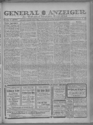 Münchner neueste Nachrichten Samstag 11. Juli 1925