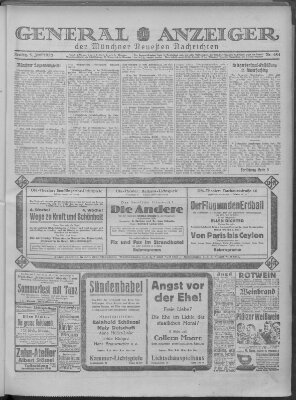 Münchner neueste Nachrichten Freitag 5. Juni 1925