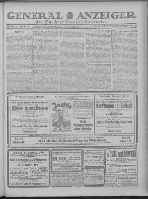 Münchner neueste Nachrichten Mittwoch 10. Juni 1925