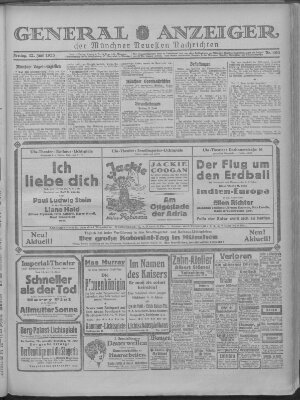 Münchner neueste Nachrichten Freitag 12. Juni 1925