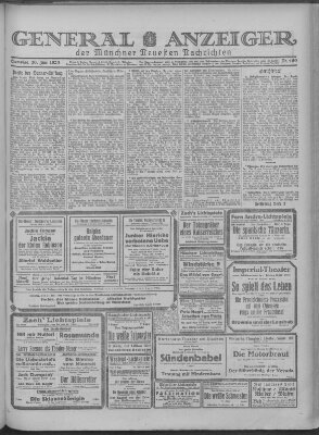 Münchner neueste Nachrichten Samstag 20. Juni 1925