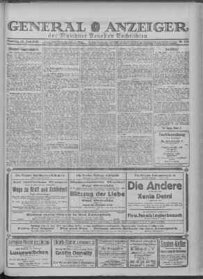 Münchner neueste Nachrichten Samstag 27. Juni 1925