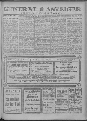 Münchner neueste Nachrichten Freitag 24. April 1925