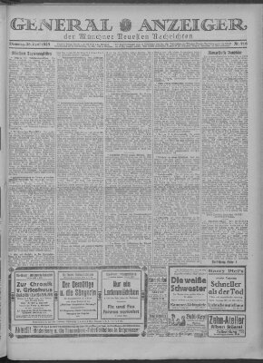 Münchner neueste Nachrichten Dienstag 28. April 1925