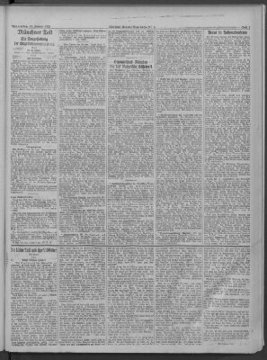 Münchner neueste Nachrichten Donnerstag 11. Januar 1923