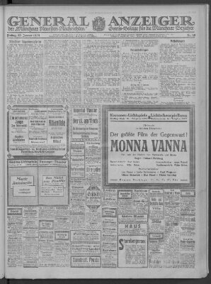 Münchner neueste Nachrichten Freitag 12. Januar 1923