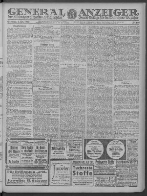 Münchner neueste Nachrichten Samstag 4. November 1922