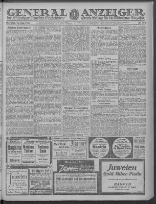 Münchner neueste Nachrichten Samstag 11. November 1922