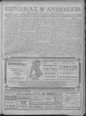 Münchner neueste Nachrichten Dienstag 4. November 1924