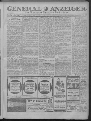 Münchner neueste Nachrichten Dienstag 2. Dezember 1924