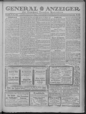 Münchner neueste Nachrichten Mittwoch 10. Dezember 1924