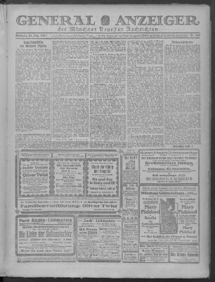 Münchner neueste Nachrichten Mittwoch 31. Dezember 1924