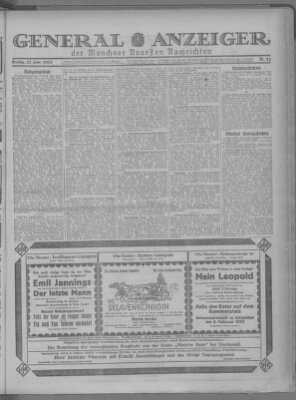 Münchner neueste Nachrichten Freitag 27. Februar 1925