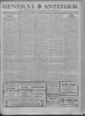 Münchner neueste Nachrichten Dienstag 24. März 1925