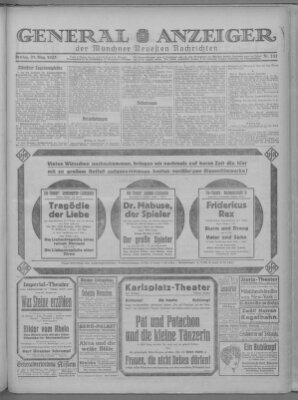 Münchner neueste Nachrichten Freitag 28. August 1925