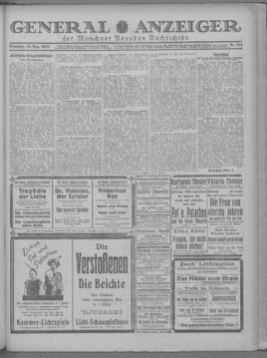 Münchner neueste Nachrichten Samstag 29. August 1925