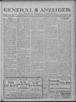 Münchner neueste Nachrichten Dienstag 5. Mai 1925