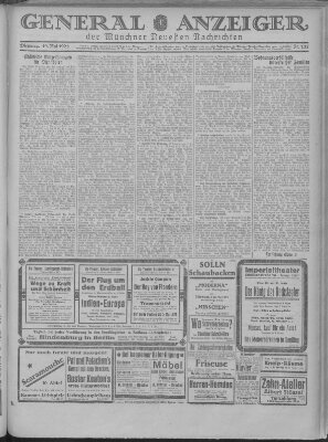 Münchner neueste Nachrichten Dienstag 19. Mai 1925