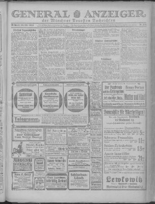 Münchner neueste Nachrichten Mittwoch 29. Oktober 1924