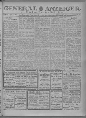 Münchner neueste Nachrichten Mittwoch 7. Oktober 1925