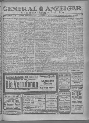 Münchner neueste Nachrichten Samstag 10. Oktober 1925
