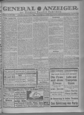 Münchner neueste Nachrichten Dienstag 13. Oktober 1925