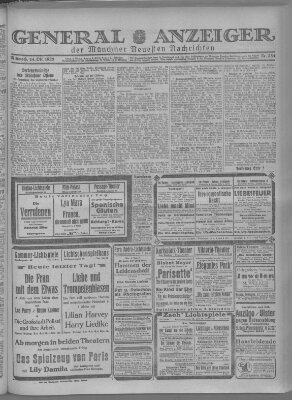Münchner neueste Nachrichten Mittwoch 14. Oktober 1925