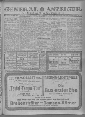 Münchner neueste Nachrichten Donnerstag 15. Oktober 1925