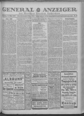 Münchner neueste Nachrichten Samstag 17. März 1928