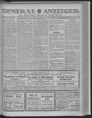 Münchner neueste Nachrichten Mittwoch 18. November 1925