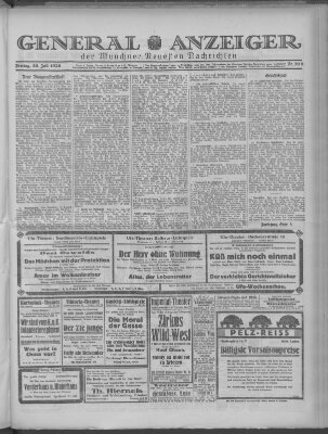 Münchner neueste Nachrichten Friday 30. July 1926