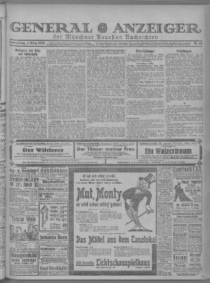 Münchner neueste Nachrichten Donnerstag 4. März 1926