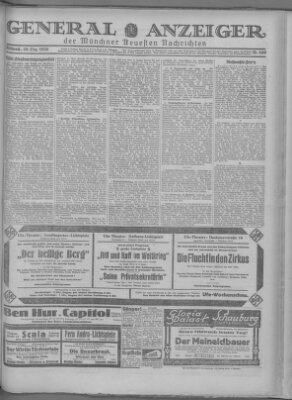 Münchner neueste Nachrichten Mittwoch 29. Dezember 1926