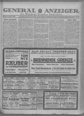 Münchner neueste Nachrichten Freitag 18. Februar 1927