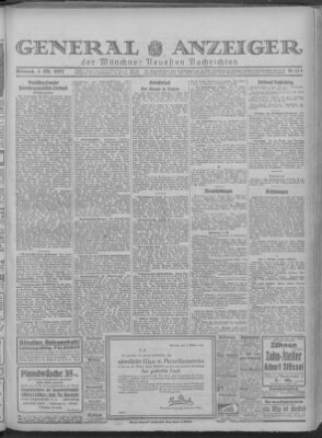 Münchner neueste Nachrichten Mittwoch 5. Oktober 1927