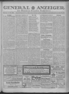 Münchner neueste Nachrichten Dienstag 18. Oktober 1927