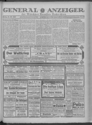 Münchner neueste Nachrichten Freitag 28. Oktober 1927