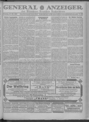 Münchner neueste Nachrichten Samstag 29. Oktober 1927