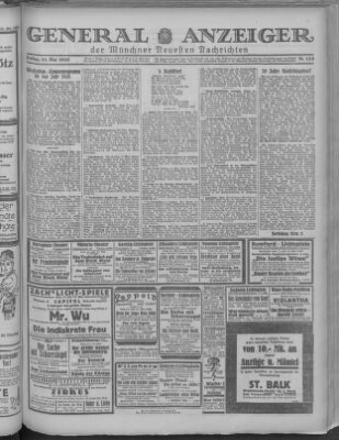 Münchner neueste Nachrichten Freitag 11. Mai 1928