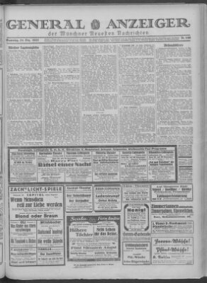 Münchner neueste Nachrichten Samstag 24. Dezember 1927