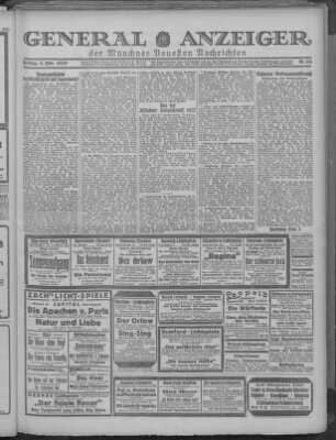 Münchner neueste Nachrichten Freitag 3. Februar 1928