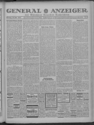 Münchner neueste Nachrichten Dienstag 28. Februar 1928