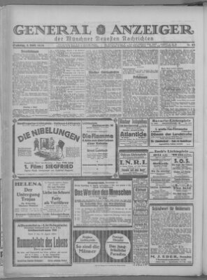 Münchner neueste Nachrichten Samstag 5. April 1924