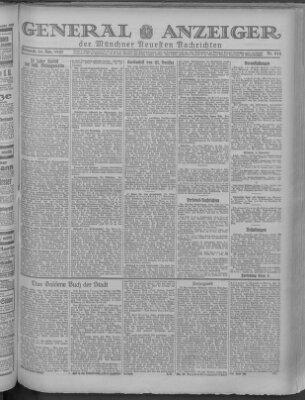 Münchner neueste Nachrichten Mittwoch 14. November 1928