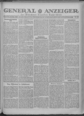 Münchner neueste Nachrichten Donnerstag 20. Dezember 1928